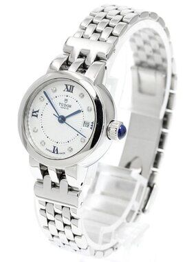 TUDOR Claire de Rose 35200 4P Diamond Date Automatic Ladies Watch_955772